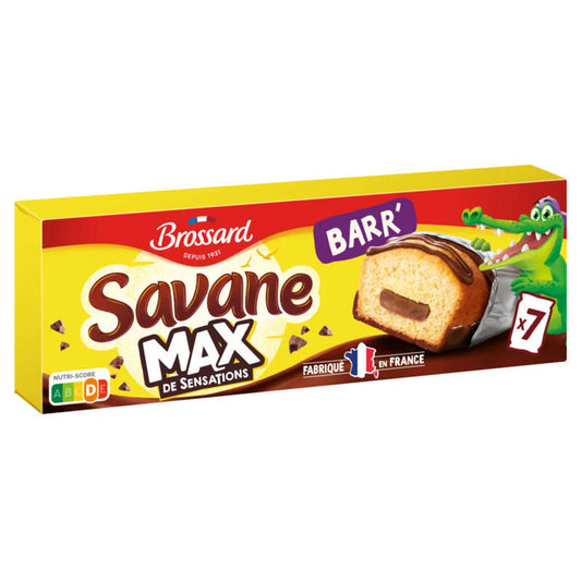 BROSSARD Savane Max Chocolate Filled Cakes – 210g