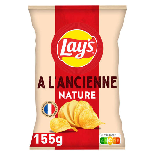 LAY’S Old-Fashioned Plain Chips 155g