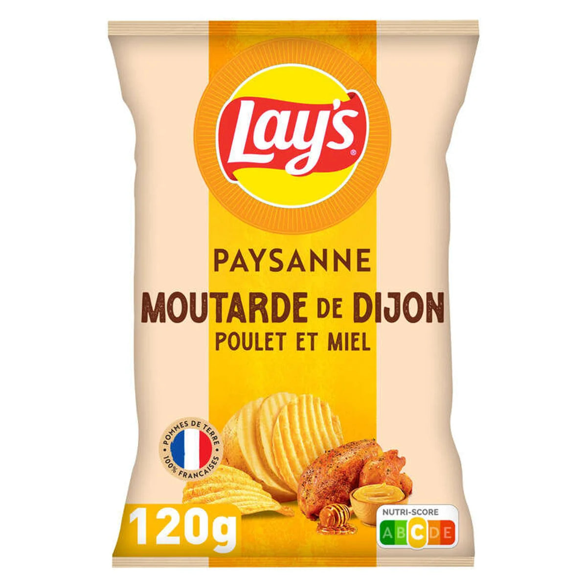 LAY’S Rustic Chips – Sabor a Pollo con Mostaza Dijon y Miel 120g
