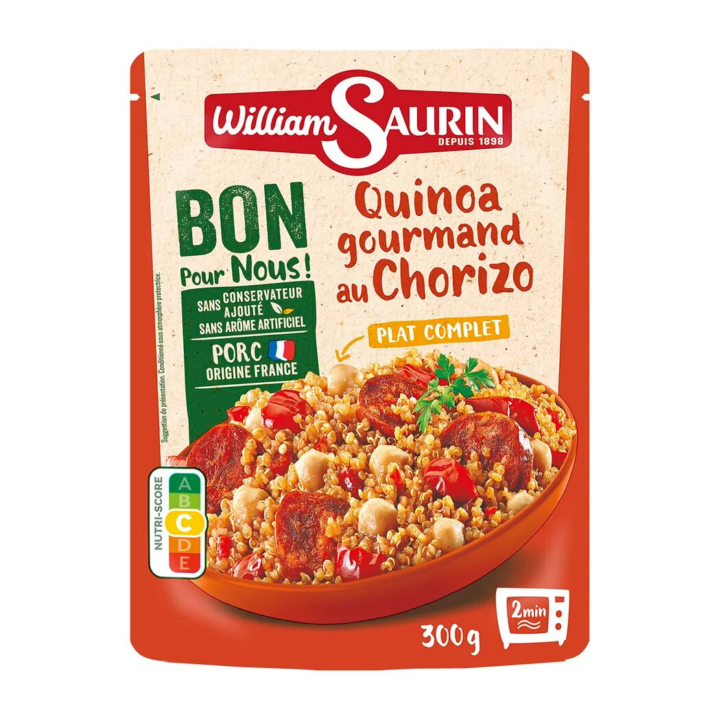 WILLIAM SAURIN Quinoa con chorizo 300g