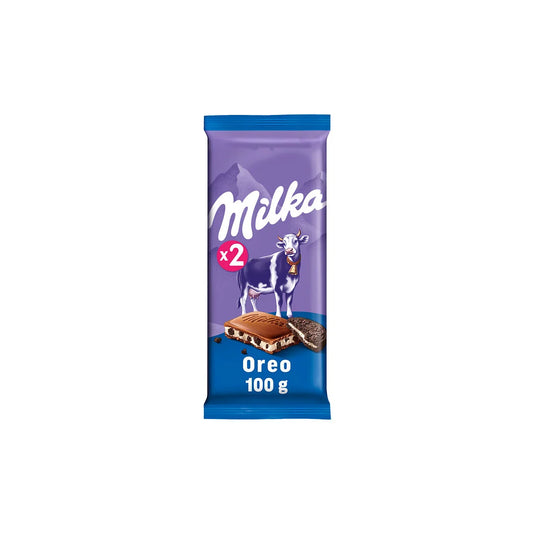 MILKA milk chocolate with biscuit pieces Oreo 2x100g
