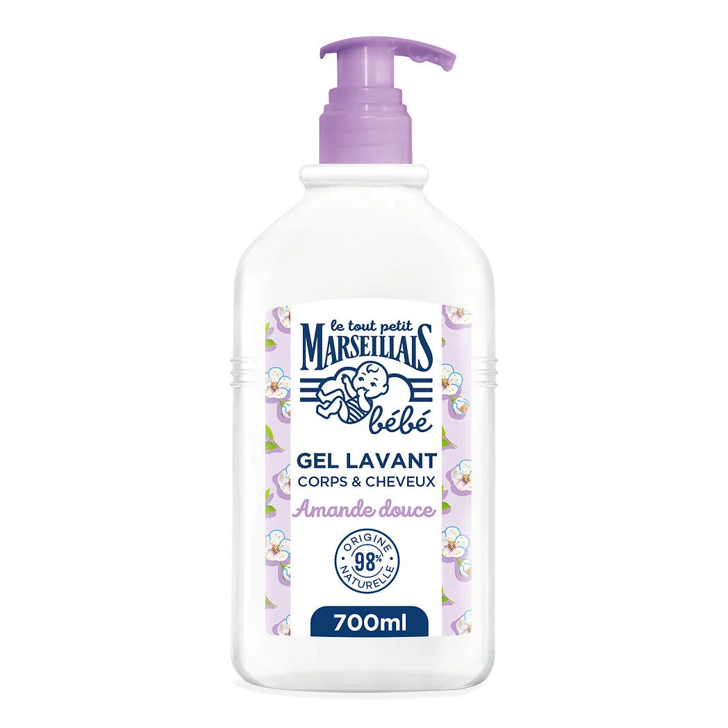 LE PETIT MARSEILLAIS Gentle 2-in-1 Baby Wash Almond 700ml