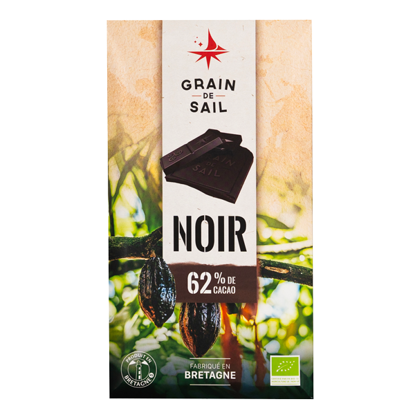 GRAIN DE SAIL 62% Dark Chocolate 100g