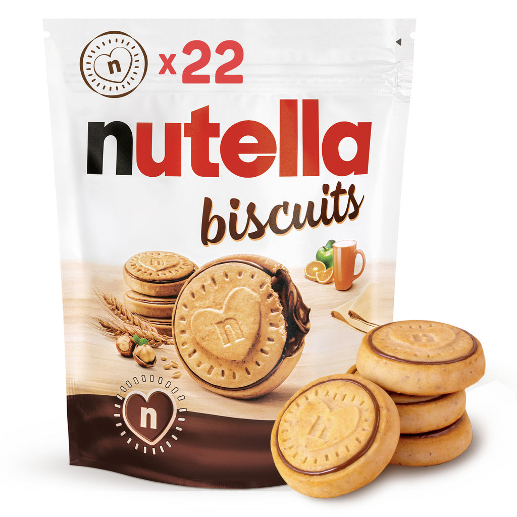 NUTELLA Biscuits Filled with Hazelnut and Cocoa Spread 304g