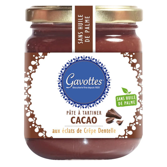 GAVOTTES chocolate spread cocoa with éclats of crepe Dentelle 350g
