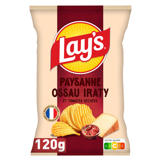 LAY'S farmhouse chips with ossau iraty and sun-dried tomatoes 120g