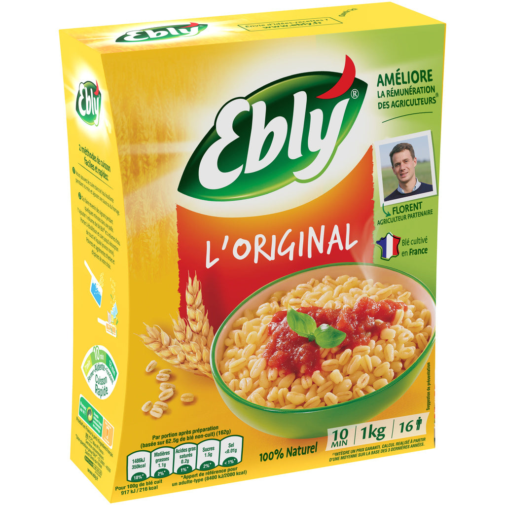Trigo pré-cozido EBLY L'Original 1 kg