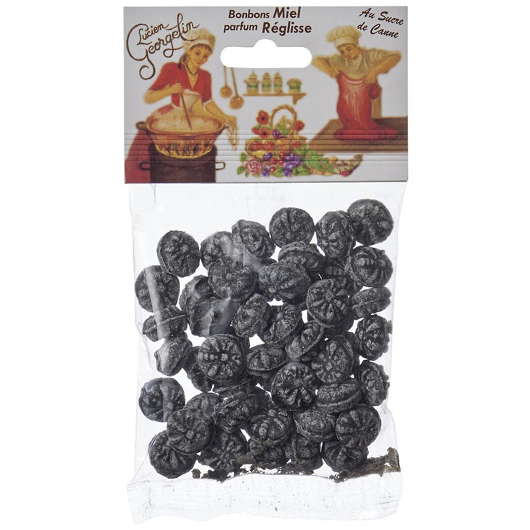 LUCIEN GEORGELIN Honey Licorice Flavored Candies 150g