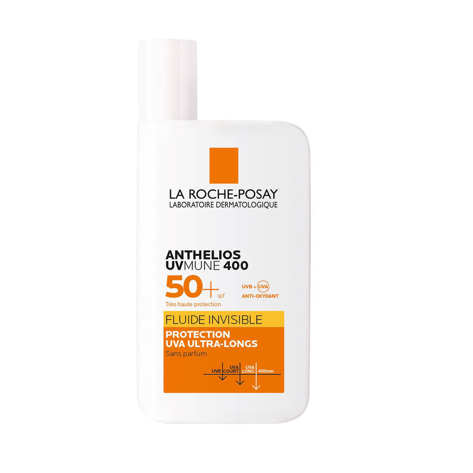 LA ROCHE-POSAY Anthelios Unsichtbares Fluid, parfümfrei, LSF 50+, 50 ml