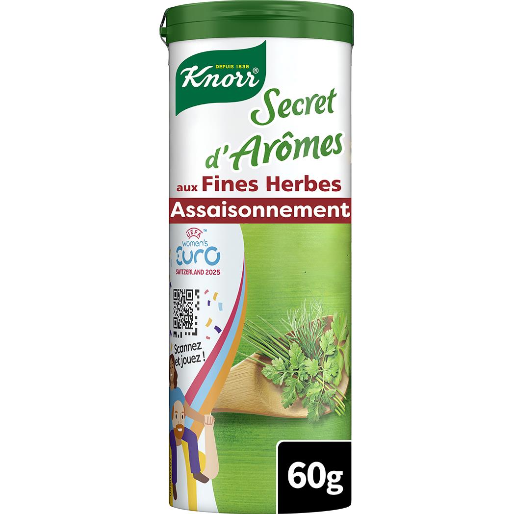 KNORR Secreto de Sabores - Condimento en Polvo Finas Hierbas 60 g