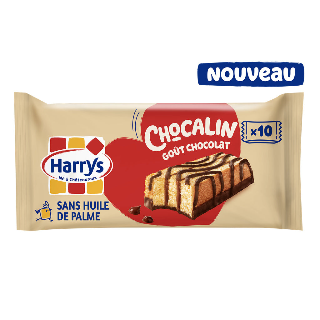 HARRYS cakes with chocolate - Chocalin x10 - 350g