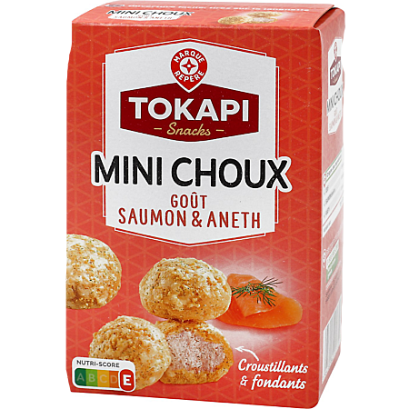 MARQUE REPÈRE Mini choux Saumon/aneth - 60g