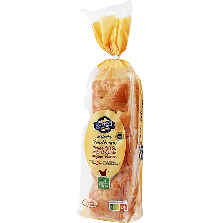 NOS RÉGIONS ONT DU TALENT Vendée IGP Braided brioche 650g*