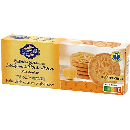 Galettes de Trigo Sarraceno Bretonas NOS RÉGIONS ONT DU TALENT 100g