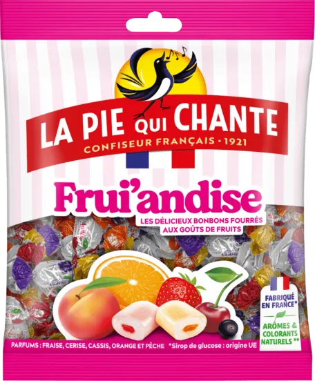 LA PIE QUI CHANTE Frui'andise Caramelos 250g