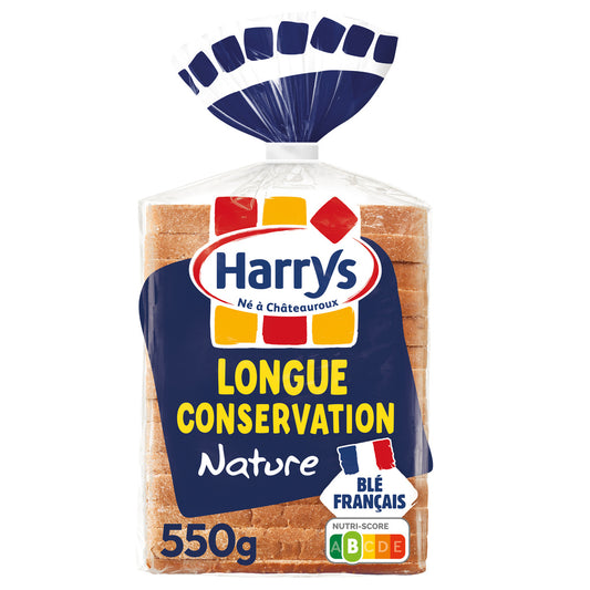HARRYS sandwich bread plain longue conservation x14 - 550g