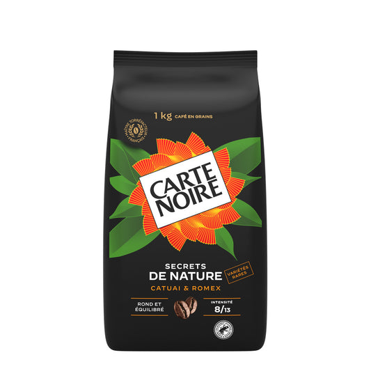 CARTE NOIRE Café en grains Secrets de Nature Catuai et Romex 1kg
