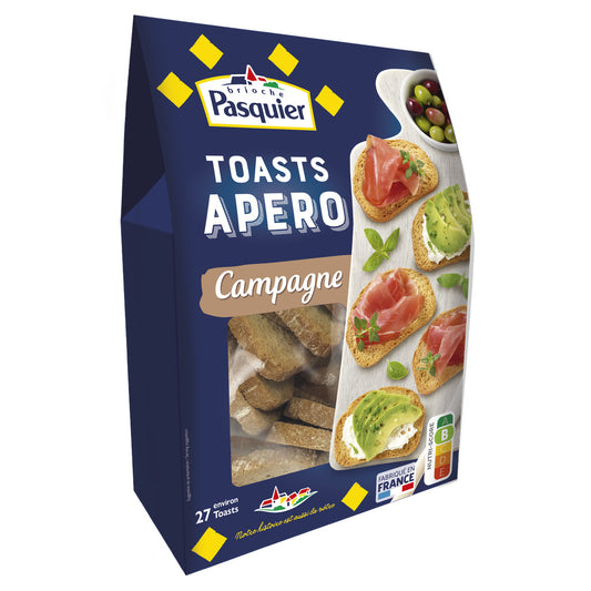Tostadas para aperitivo PASQUIER sabor campo 100g