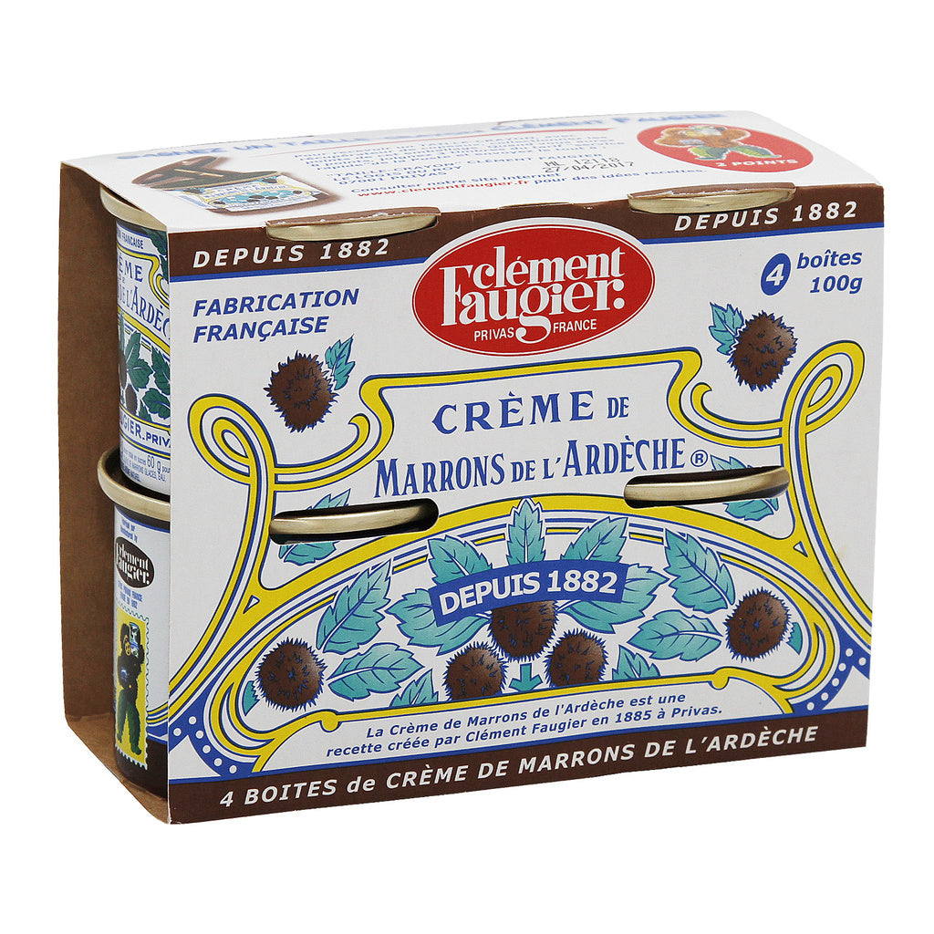 CLEMENT FAUGIER Chestnut Cream from Ardèche 4 x 100g