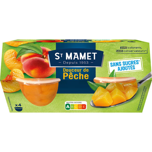 ST MAMET Plaisir de Fruits - Peach 4x65g