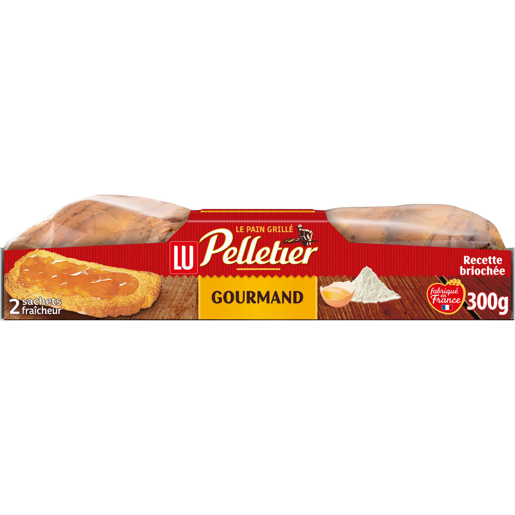 LU Pelletier - Pain grillé Gourmand recette briochée 300g