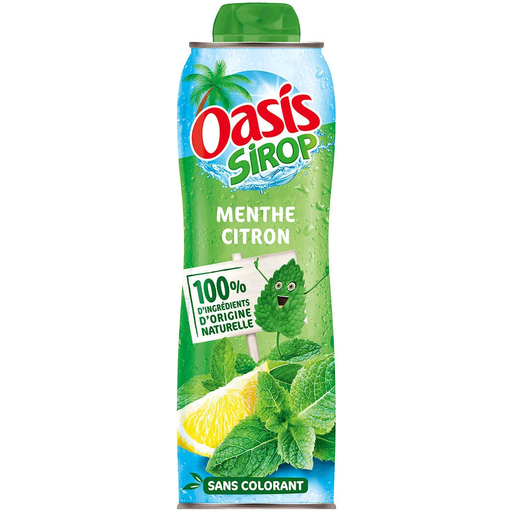 Sciroppo di Menta e Limone OASIS - 75cl