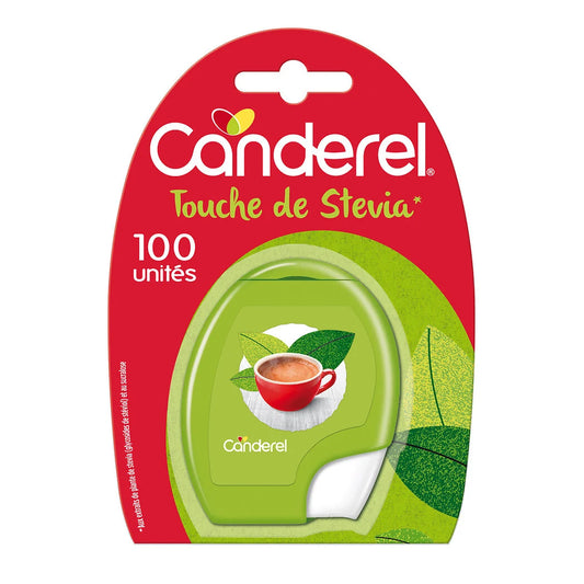 Adoçante CANDEREL Stevia em Pastilhas – 100 Pastilhas (8,5g)