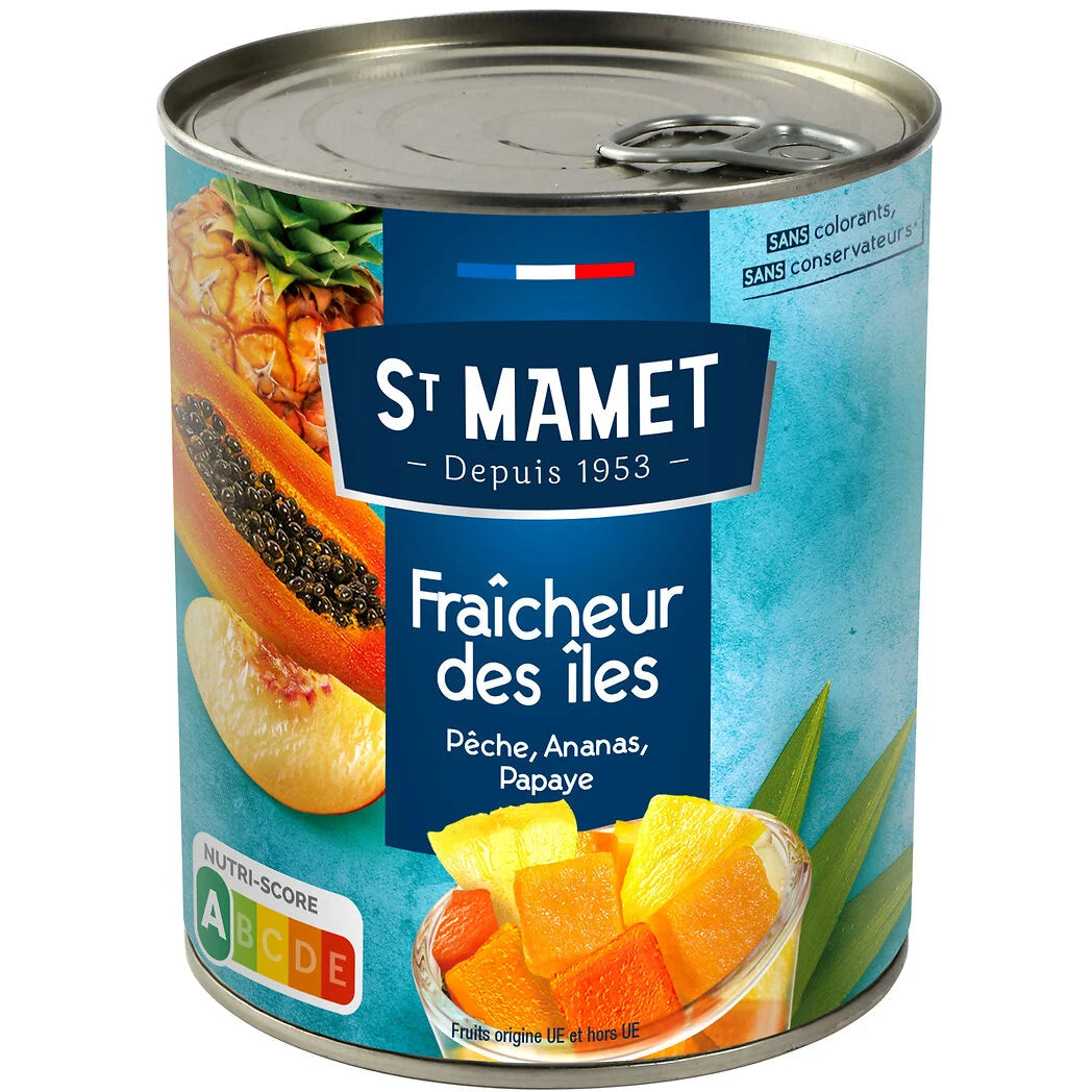 ST MAMET Peach, Pineapple and Papaya Island Freshness Mix 475g