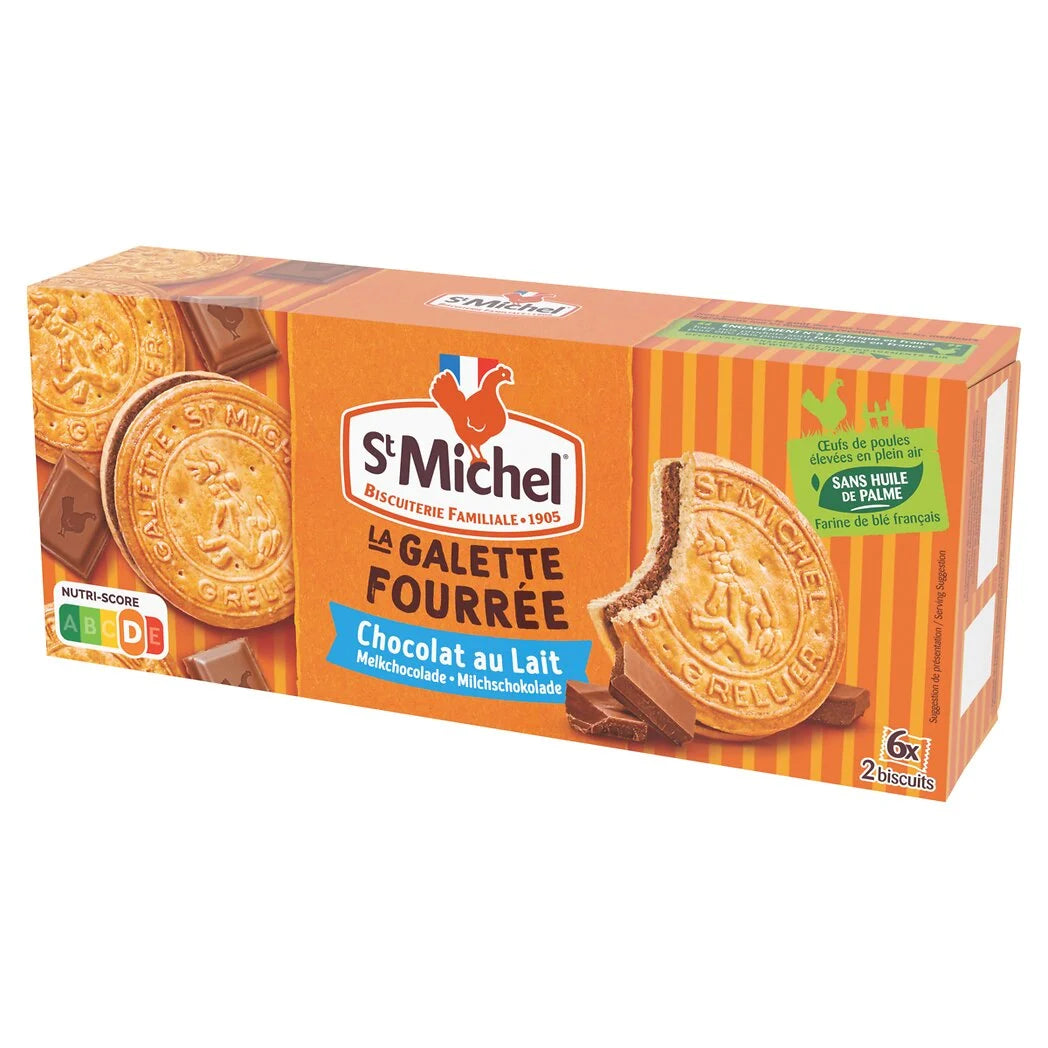Galettes fourrées au chocolat au lait ST MICHEL 240g