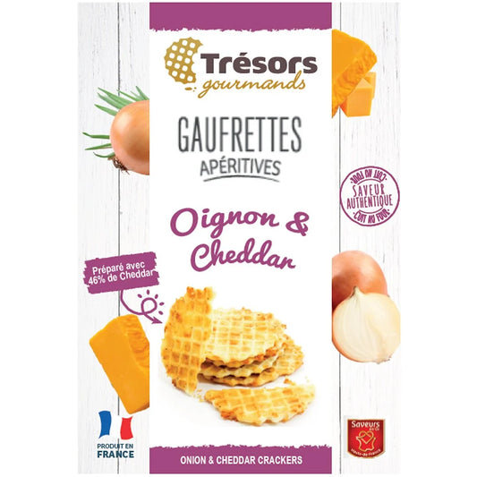 TRESORS GOURMANDS Cialde Salate da Aperitivo Cipolla e Cheddar - 60g