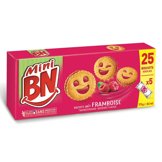 BN Mini Raspberry-filled Biscuits 175g