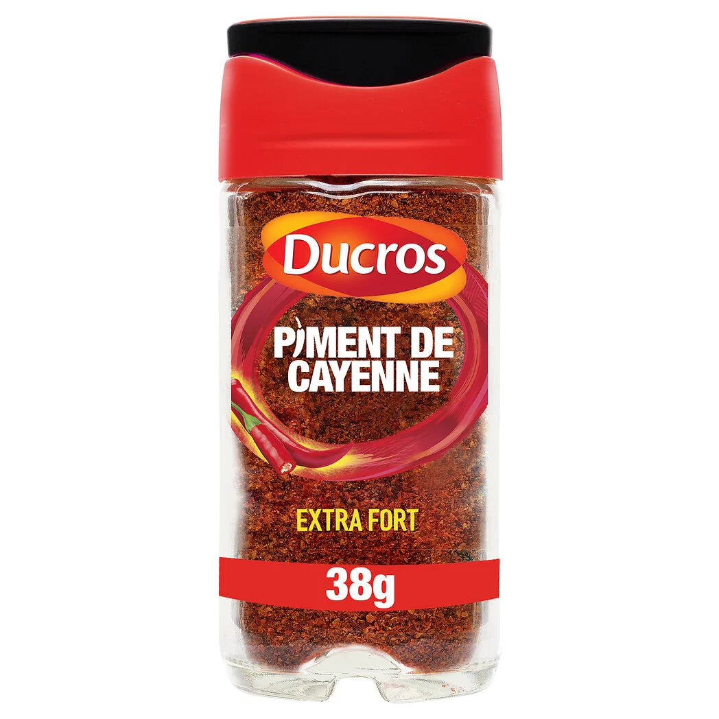 Pimenta-caiena DUCROS extra forte moída 38g