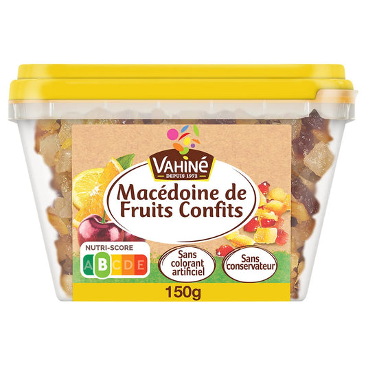 VAHINE Macedonia de frutas confitadas 150g