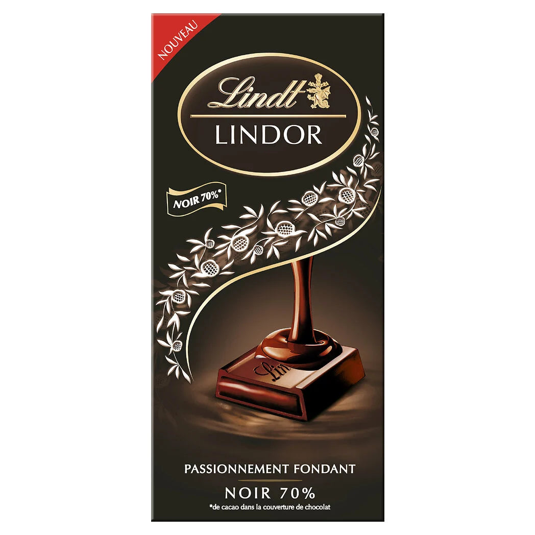 LINDT Lindor - 70% Dark Chocolate 145g