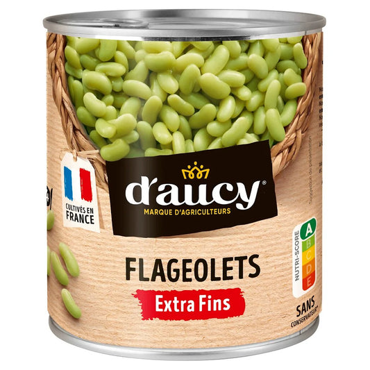 D'AUCY Flageolets extra fins 530 g