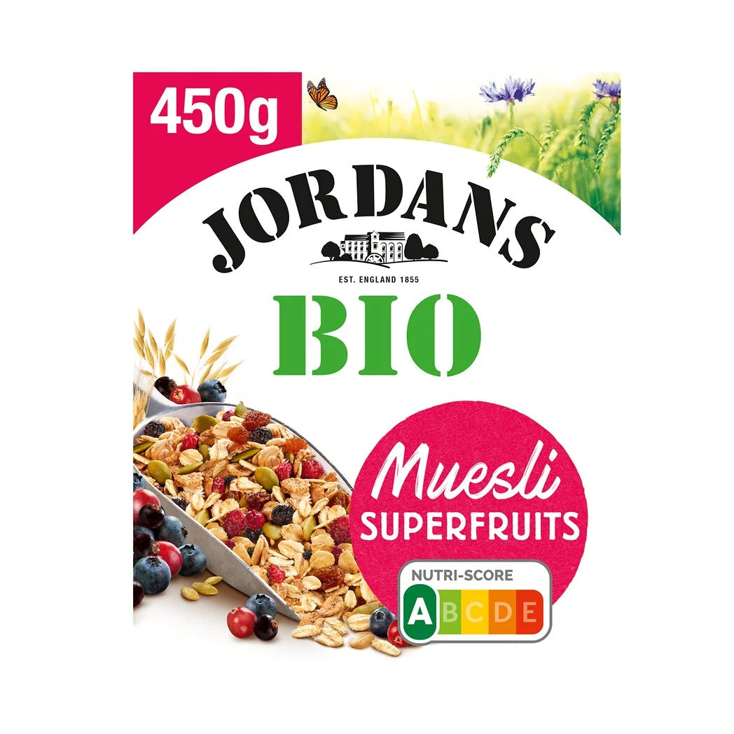 JORDANS Organic Superfruit Muesli Cereal 450g