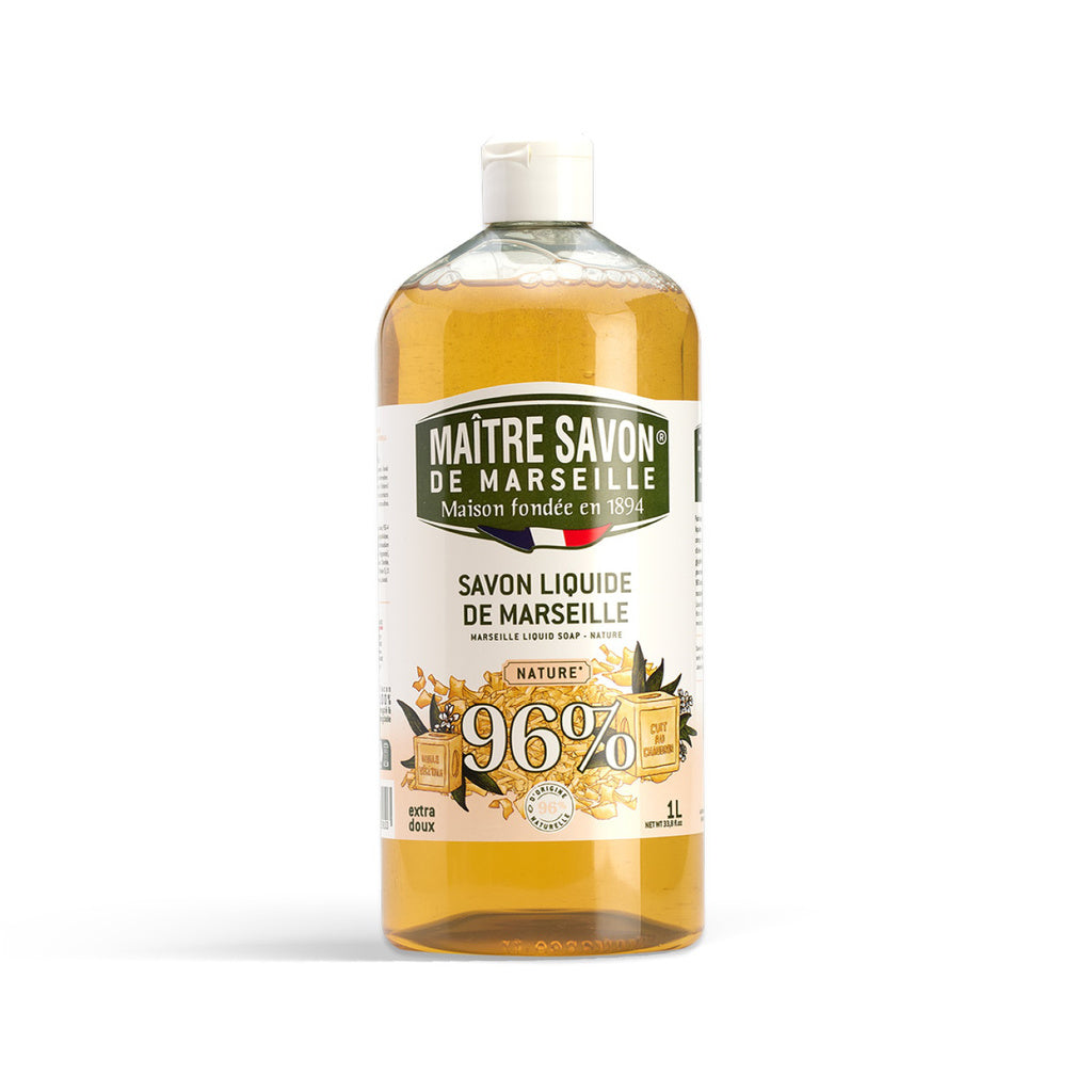 MAITRE SAVON DE MARSEILLE Extra Mild Natural Marseille Liquid Soap 1L