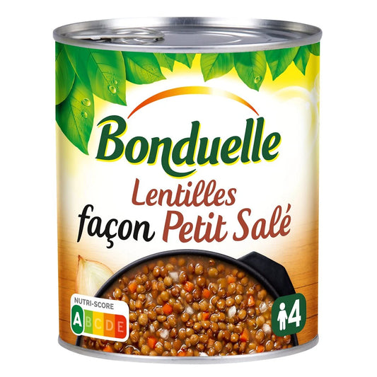 BONDUELLE Lentilles façon petit salé 800 g