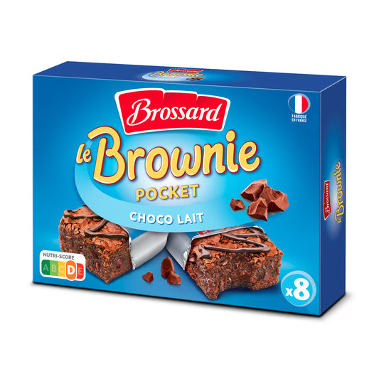 BROSSARD the Mini Brownie milk chocolate chocolate chips 8x30g