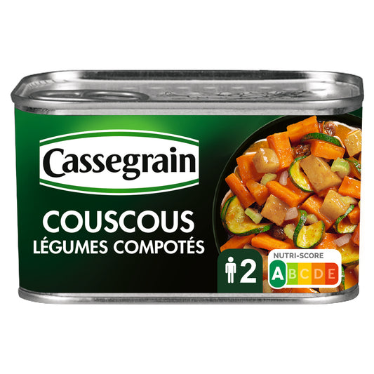 CASSEGRAIN vegetables compotés pour couscous 375g