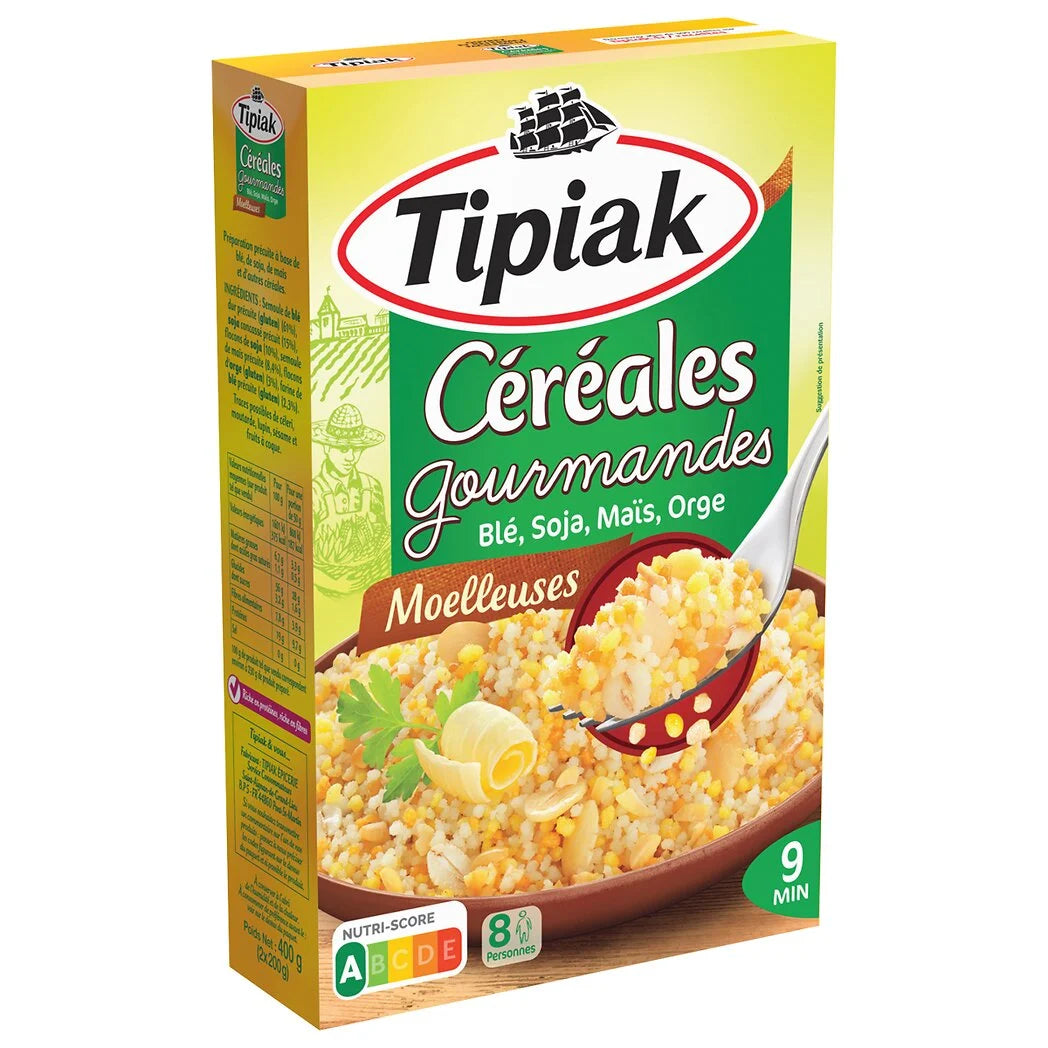 Cereali Gourmet TIPIAK – Mix di grano, soia, mais e orzo 400g