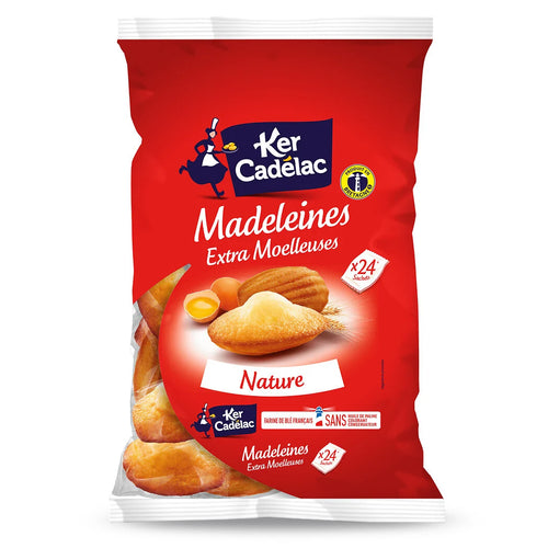 KER CADELAC Plain Madeleines Individual Sachets 600g*