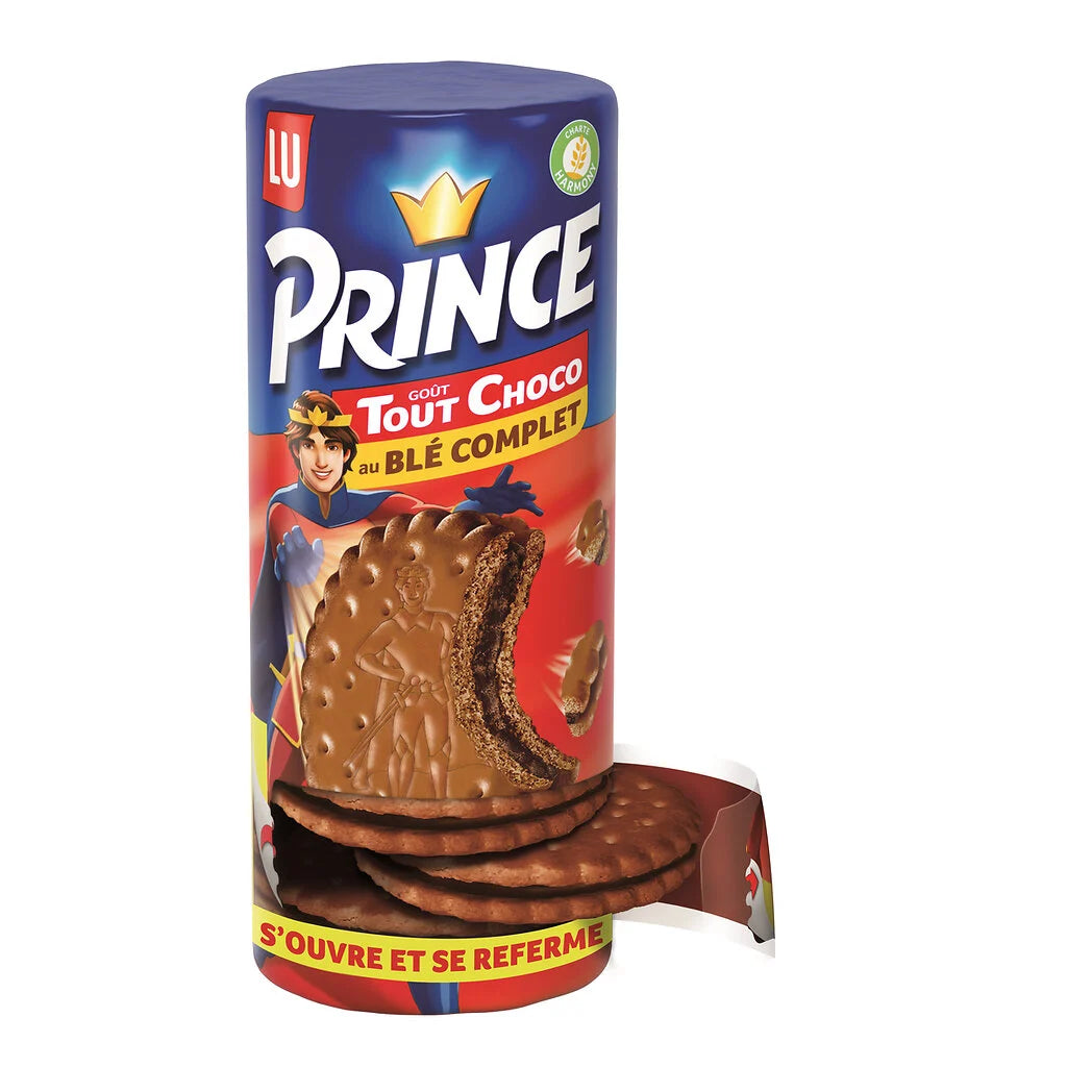 LU Prince - filled biscuits with blé complet tout chocolate 300g