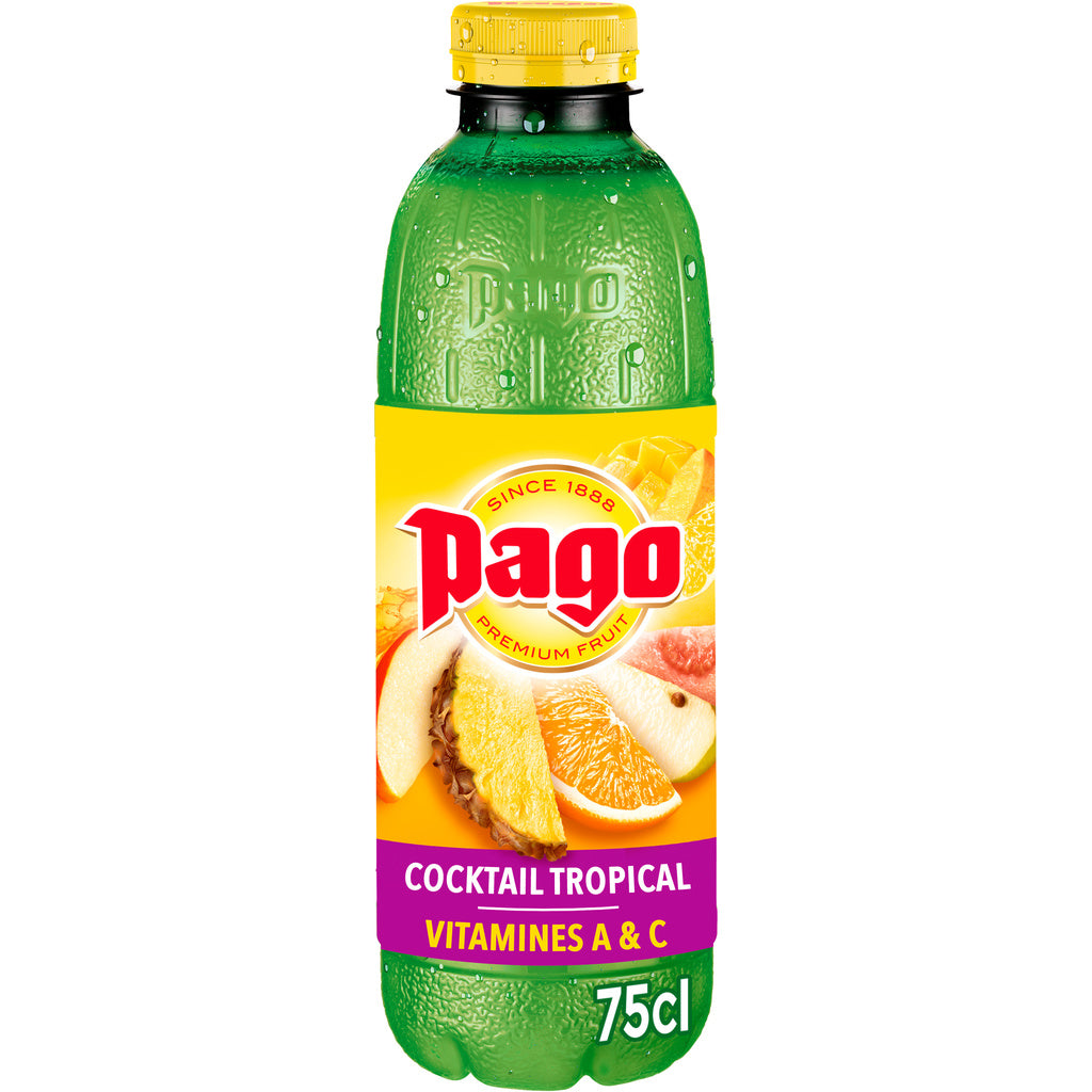 Cocktail tropical multivitaminé PAGO 75cl