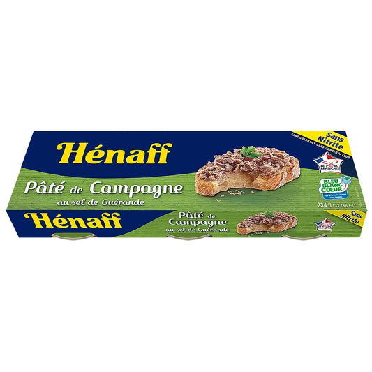 Pâté de Campagne HENAFF 3x78g