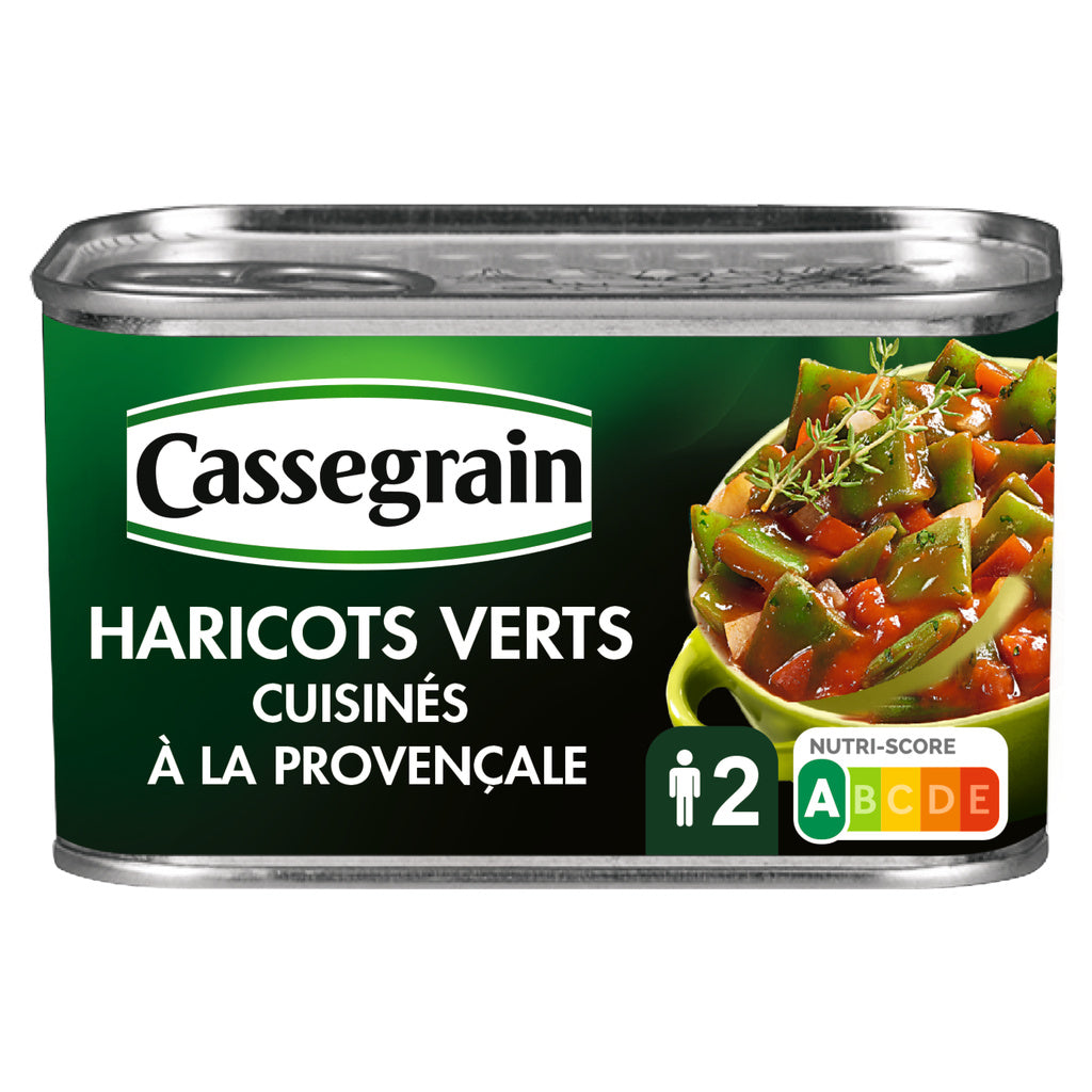 CASSEGRAIN green beans plats cuisinés with the Provençal 375g