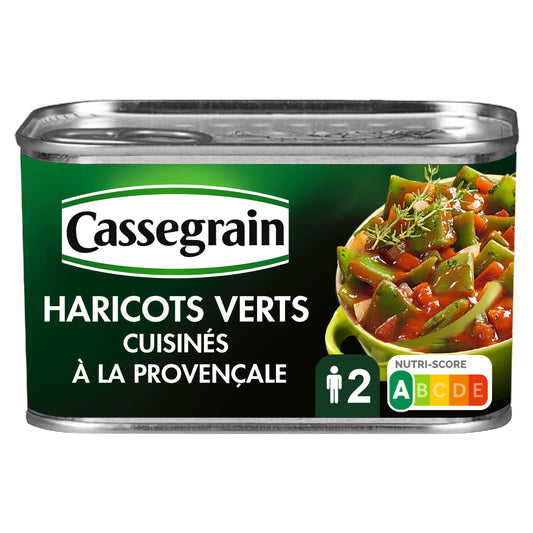 CASSEGRAIN green beans plats cuisinés with the Provençal 375g