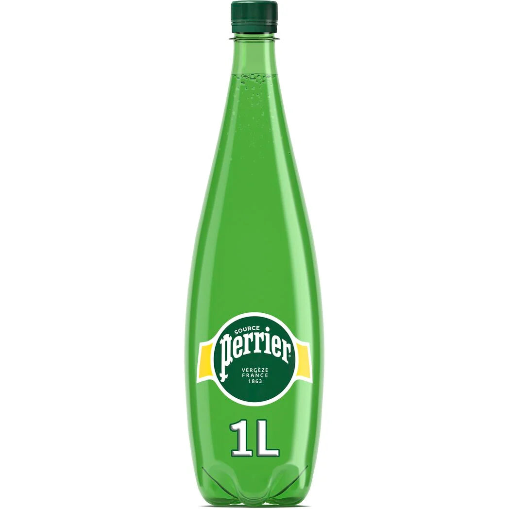 PERRIER Eau minérale naturelle gazeuse 1L