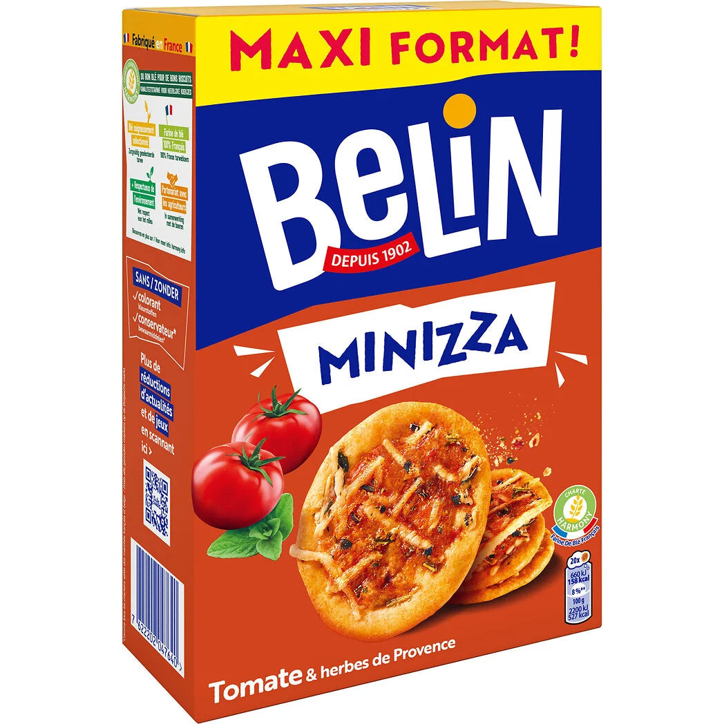 Biscuits apéritif BELIN Minipizza 148g