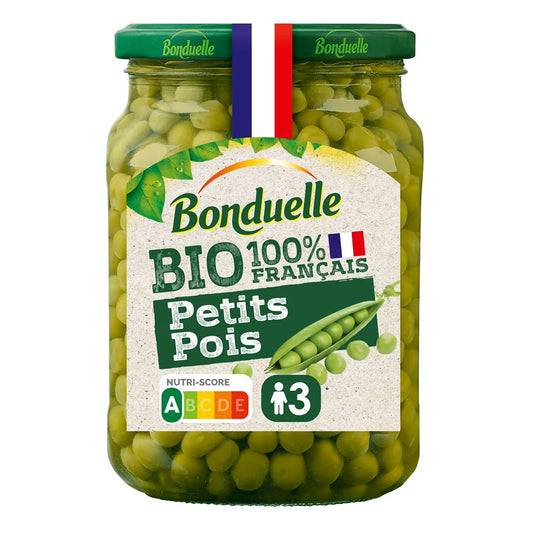 BONDUELLE Petits pois BIO 360 g